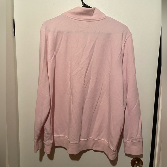 Quarter Zip Pink Hoodie - Picture 2 of 3